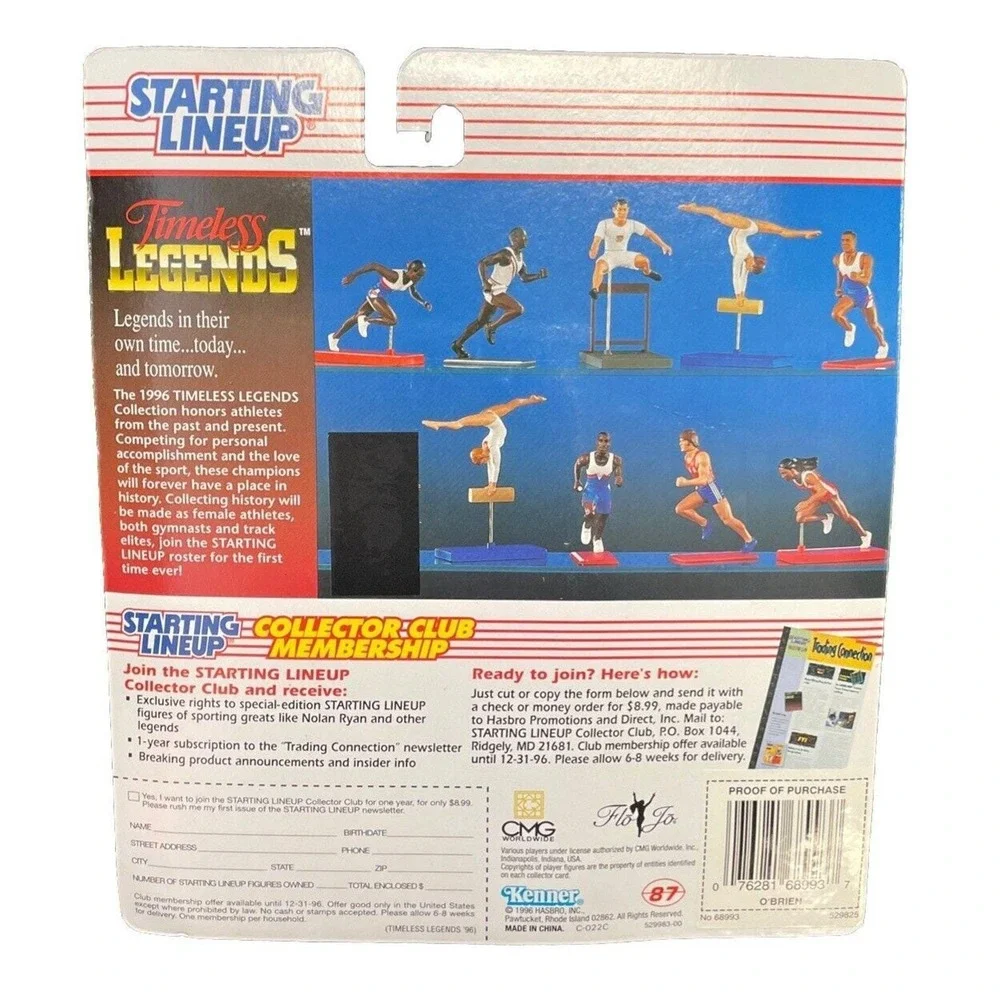 Dan O'Brien Starting Lineup Timeless‎ Legends 1996 Edition Figure